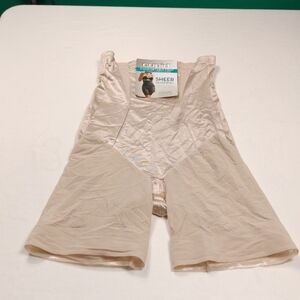 NWT Cupid Women's Sheer Cream Shapewear Size XL